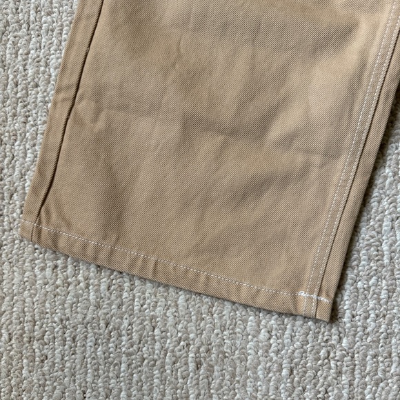 Wide leg high waisted khaki pants - Picture 2 of 8